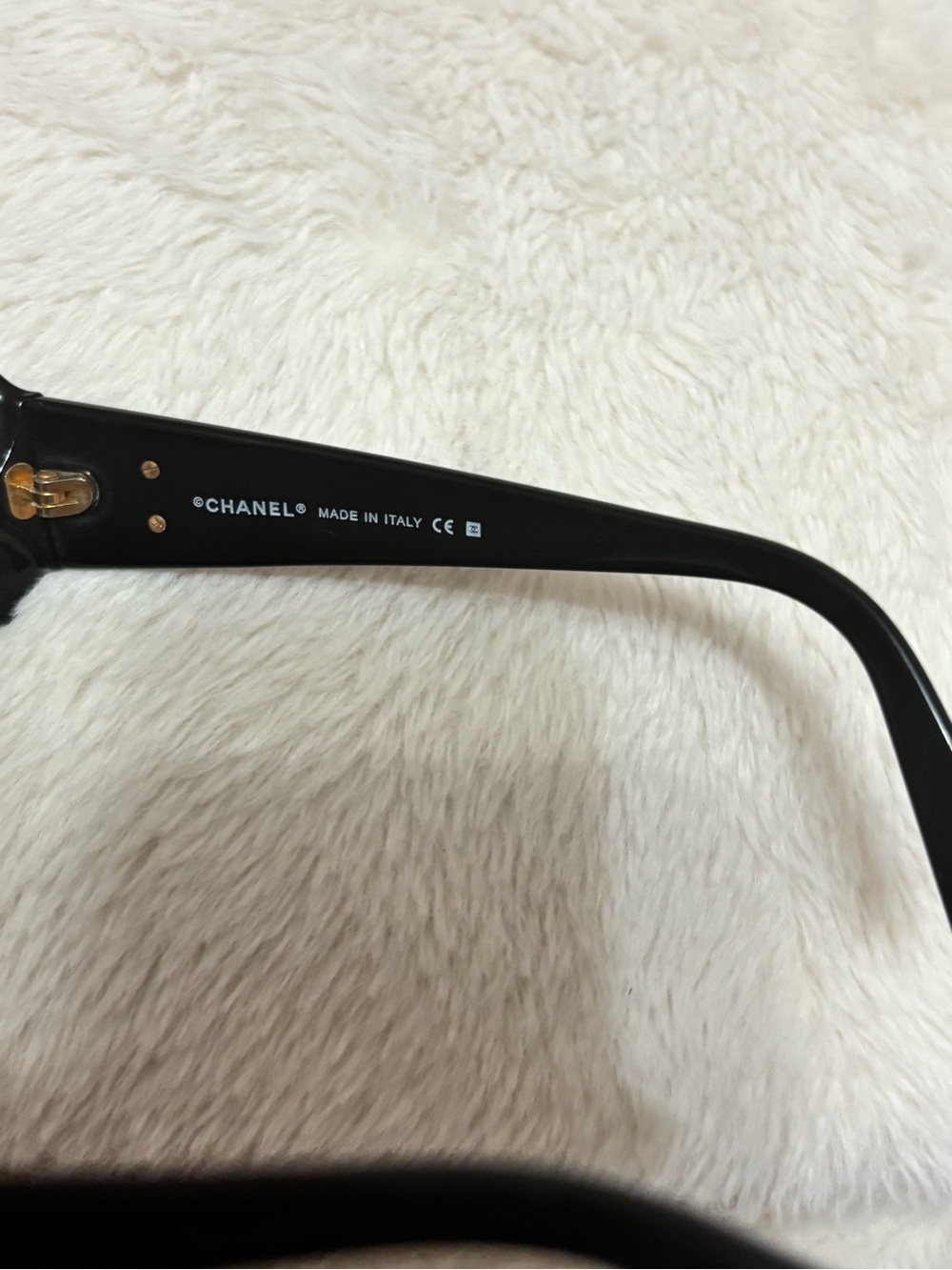 Chanel Vintage 5078 c 818/73 Tortois Black frame green lens Rectangular sungl - Picture 4 of 7